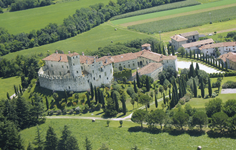 Castello Villalta aerea@ConsorzioSalvaguardia CastelliStoriciFriuli