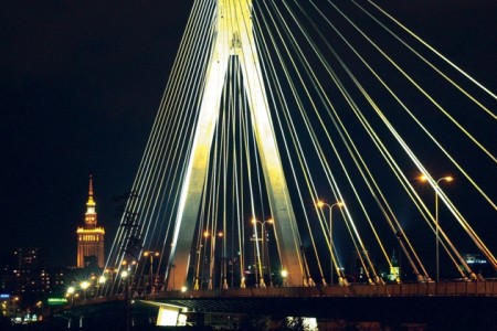 il ponte Swietokrzyski a Varsavia 