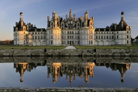 Un magico riflesso del castello di Chambord
